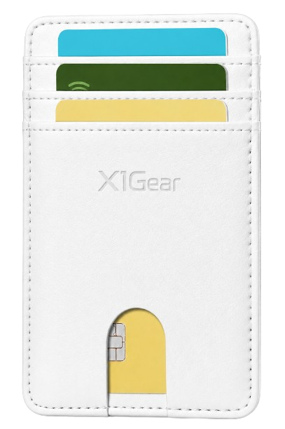 Mens Slim Wallet | White